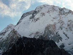 30 Broad Peak North Summit, Central Summit And Main Summit Just After Sunrise From Concordia